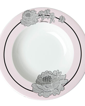 ROSE LACE SOUP PLATE (Set 6 pcs)