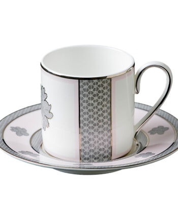 ROSE LACE COFFE CUP & SAUCER
